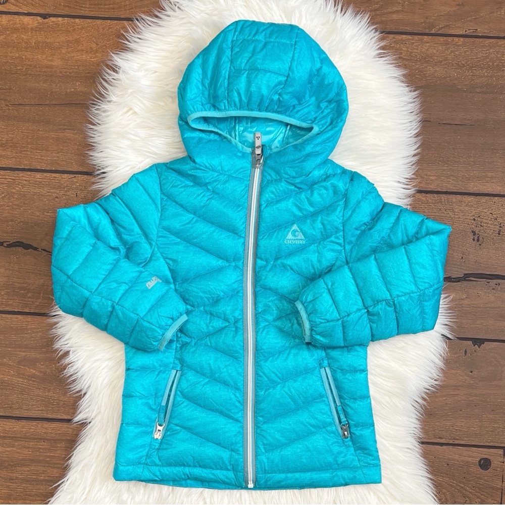Turquoise Puffer Jacket
